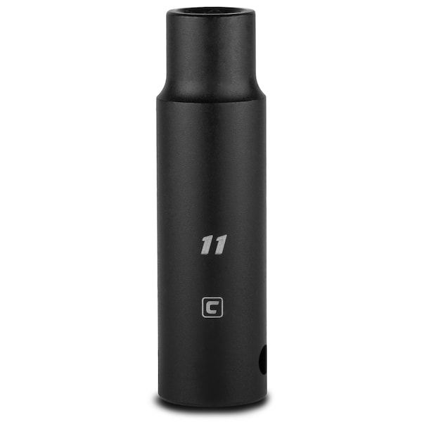 Capri Tools 1/2 in Drive 11 mm 6-Point Metric Deep Impact Socket 5-5211 - main